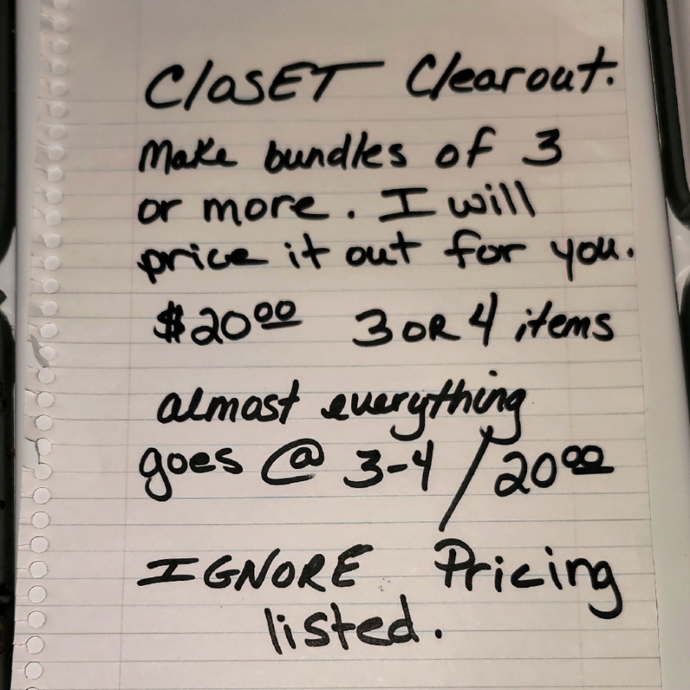Closet Clearout Bundle Offer